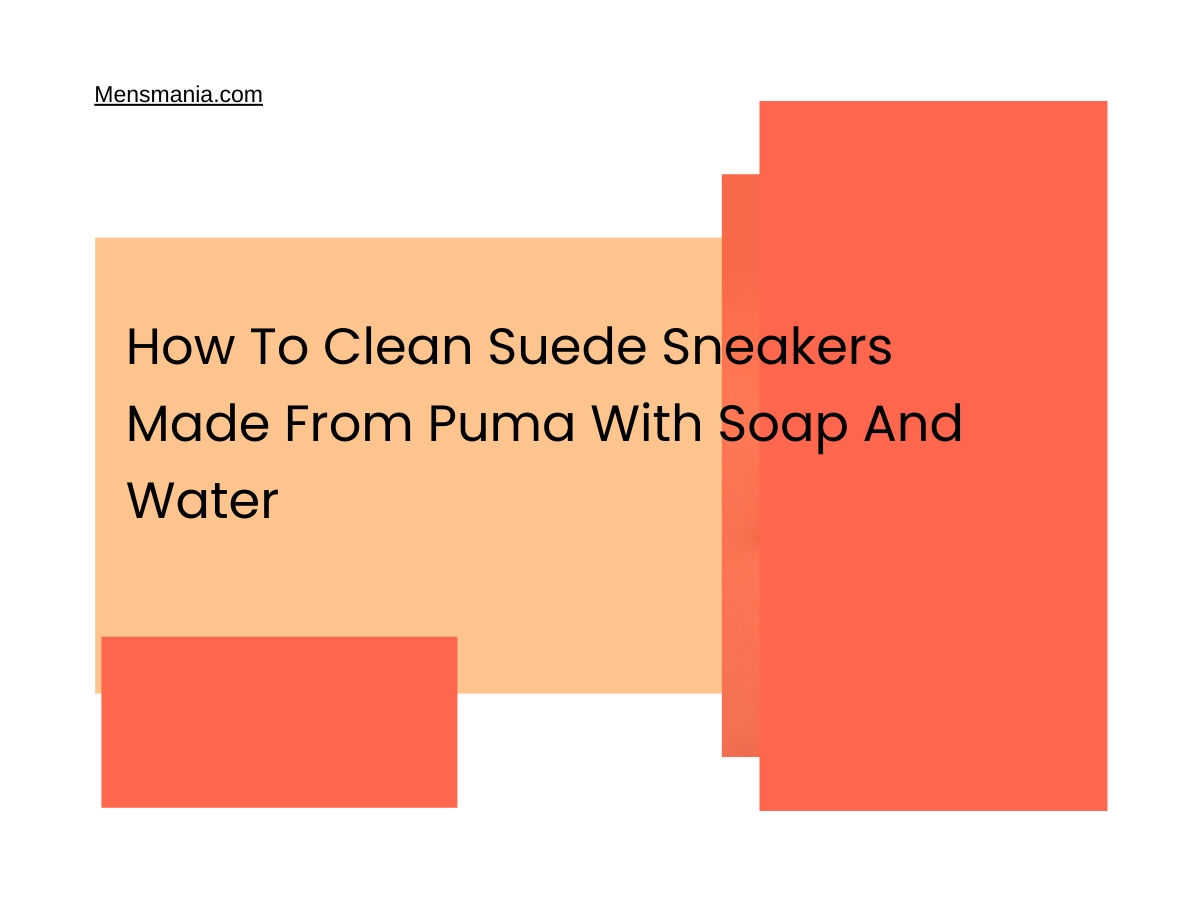 How To Clean Suede Sneakers Made From Puma With Soap And Water